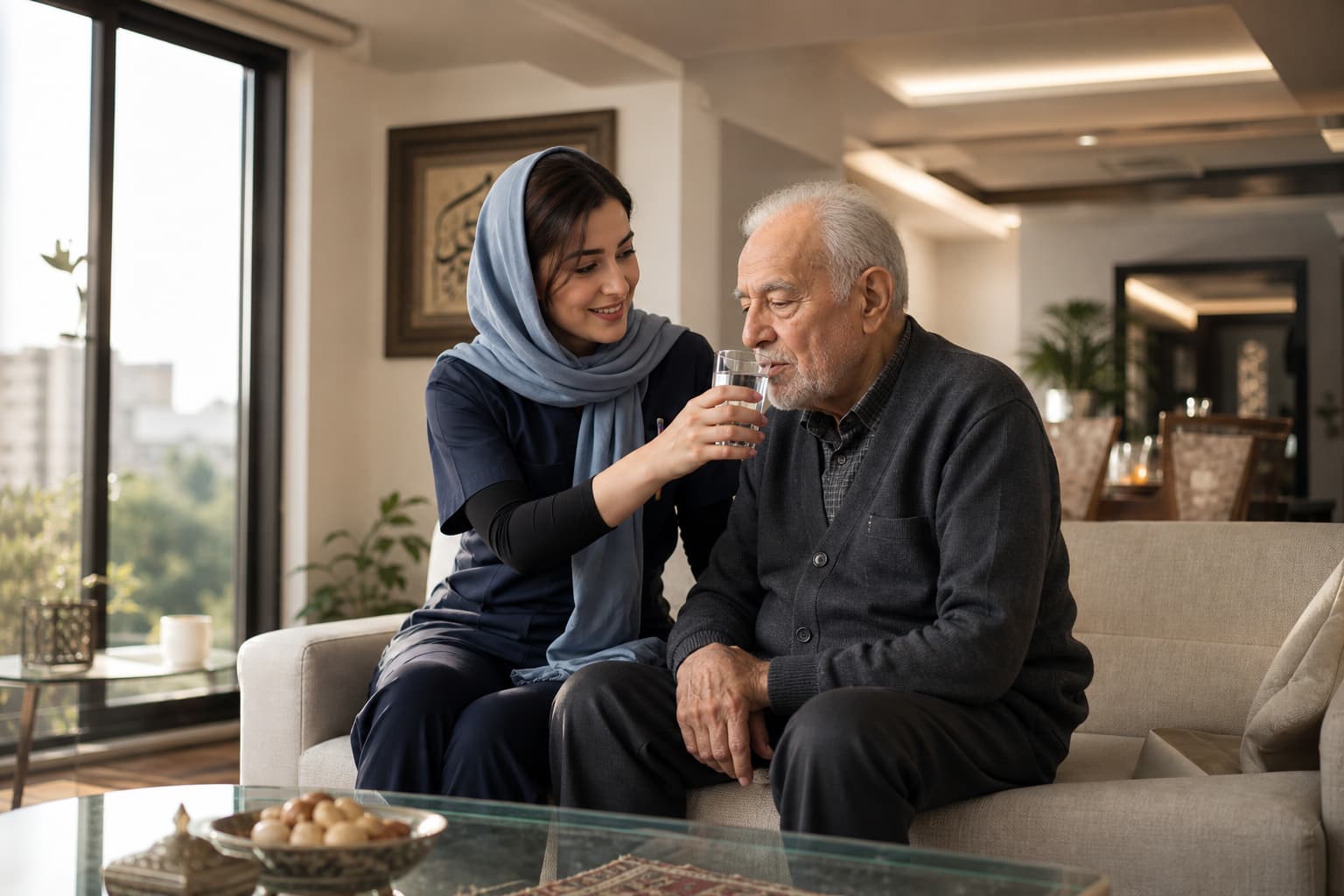 نگهداری از سالمند بیمار